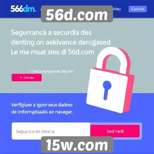 Avaliação da segurança no site 56d.com