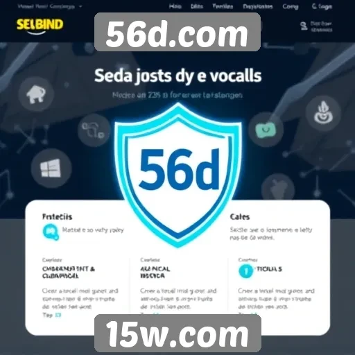Recursos de segurança no site de jogos 56d.com